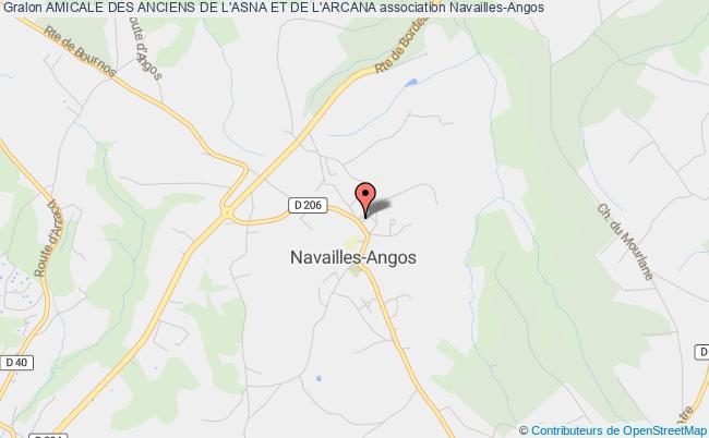 plan association Amicale Des Anciens De L'asna Et De L'arcana Navailles-Angos