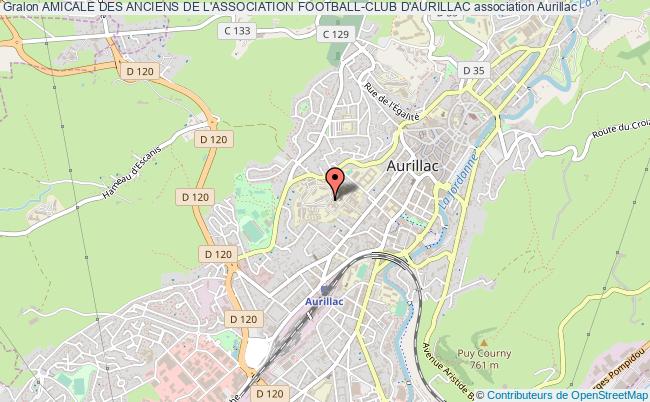 plan association Amicale Des Anciens De L'association Football-club D'aurillac Aurillac