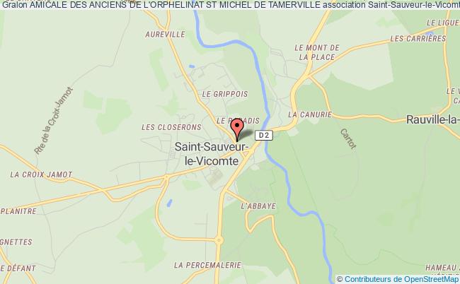 plan association Amicale Des Anciens De L'orphelinat St Michel De Tamerville Saint-Sauveur-le-Vicomte