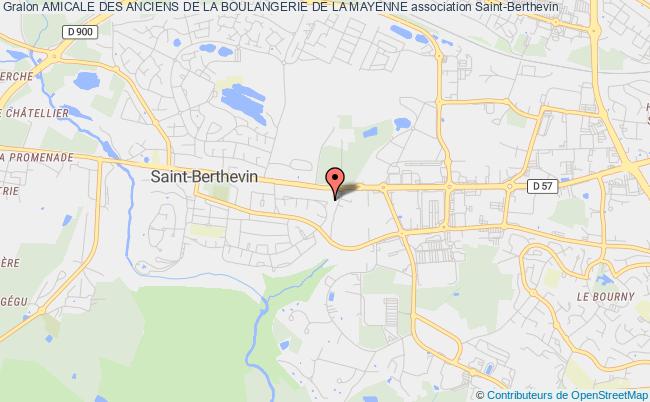 plan association Amicale Des Anciens De La Boulangerie De La Mayenne Saint-Berthevin
