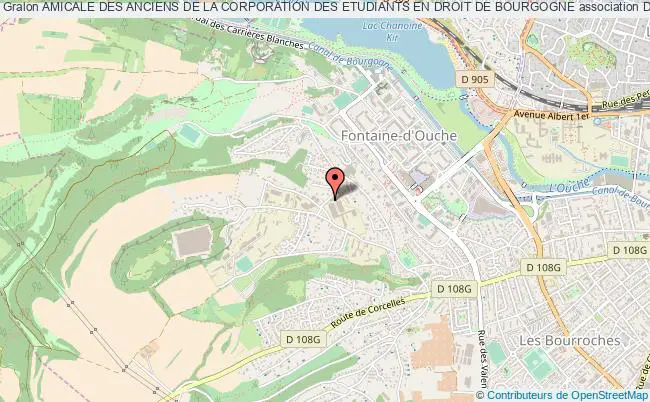 plan association Amicale Des Anciens De La Corporation Des Etudiants En Droit De Bourgogne Dijon