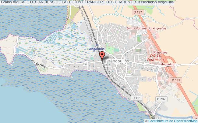 plan association Amicale Des Anciens De La Legion Etrangere Des Charentes Angoulins