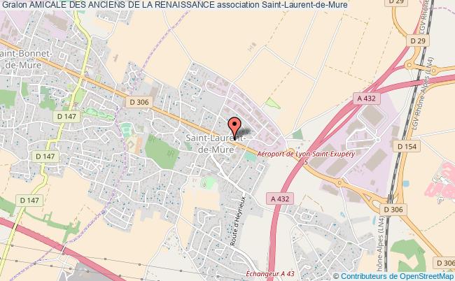 plan association Amicale Des Anciens De La Renaissance Saint-Laurent-de-Mure