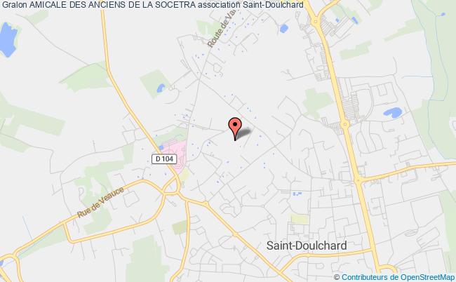 plan association Amicale Des Anciens De La Socetra Saint-Doulchard