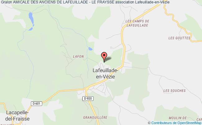 plan association Amicale Des Anciens De Lafeuillade - Le Fraysse Lafeuillade-en-Vézie