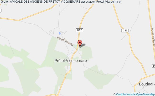 plan association Amicale Des Anciens De PrÉtot-vicquemare Prétot-Vicquemare