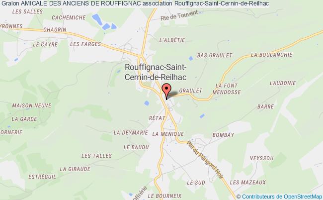 plan association Amicale Des Anciens De Rouffignac Rouffignac-Saint-Cernin-de-Reilhac