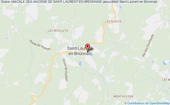 plan association Amicale Des Anciens De Saint-laurent-en-brionnais Saint-Laurent-en-Brionnais