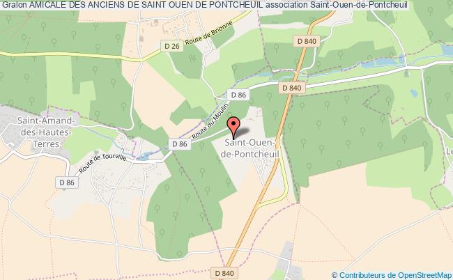 plan association Amicale Des Anciens De Saint Ouen De Pontcheuil Saint-Ouen-de-Pontcheuil