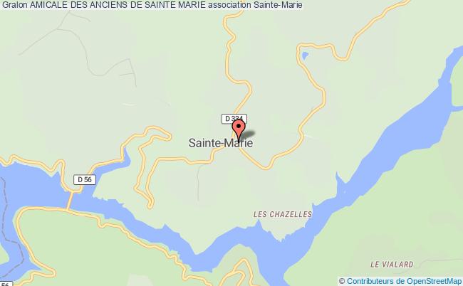 plan association Amicale Des Anciens De Sainte Marie Sainte-Marie