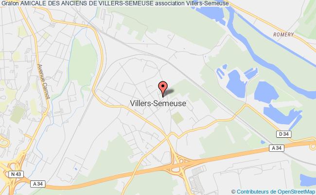 plan association Amicale Des Anciens De Villers-semeuse Villers-Semeuse