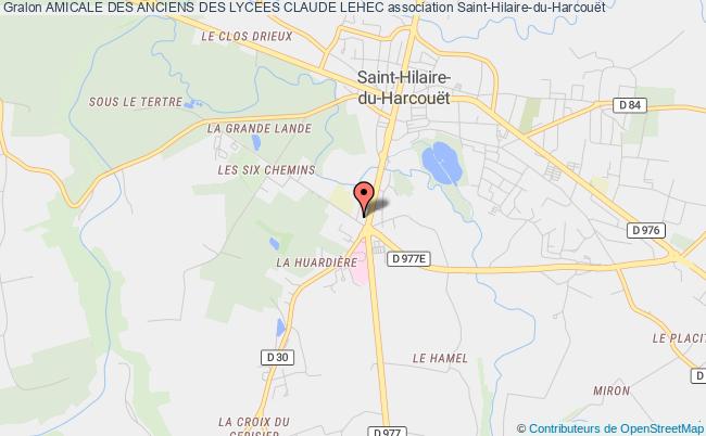plan association Amicale Des Anciens Des Lycees Claude Lehec Saint-Hilaire-du-Harcouët