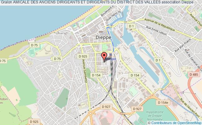plan association Amicale Des Anciens Dirigeants Et Dirigeants Du District Des Vallees Dieppe