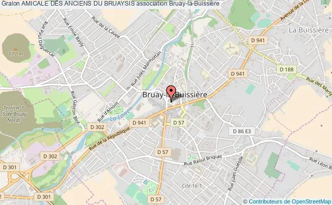 plan association Amicale Des Anciens Du Bruaysis Bruay-la-Buissière