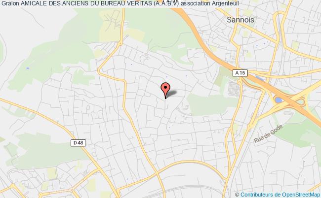 plan association Amicale Des Anciens Du Bureau Veritas (a.a.b.v) Argenteuil