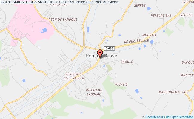 plan association Amicale Des Anciens Du Cop Xv Pont-du-Casse