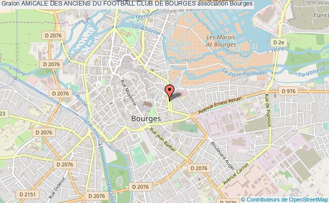 plan association Amicale Des Anciens Du Football Club De Bourges Bourges
