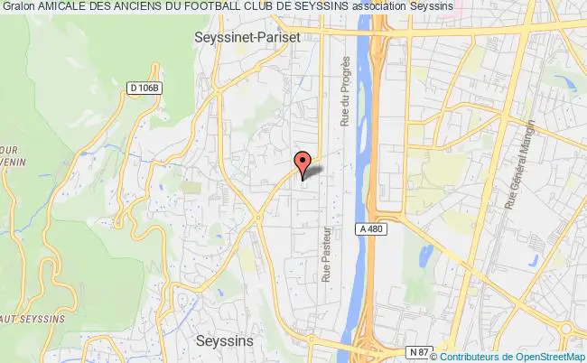 plan association Amicale Des Anciens Du Football Club De Seyssins Seyssins