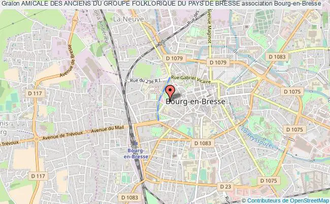 plan association Amicale Des Anciens Du Groupe Folklorique Du Pays De Bresse Bourg-en-Bresse
