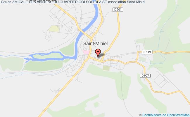 plan association Amicale Des Anciens Du Quartier Colson Blaise Saint-Mihiel
