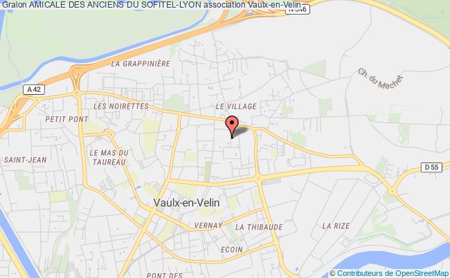plan association Amicale Des Anciens Du Sofitel-lyon Vaulx-en-Velin