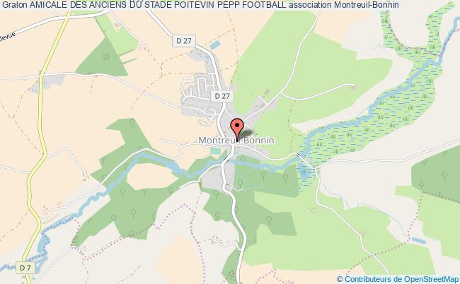 plan association Amicale Des Anciens Du Stade Poitevin Pepp Football Montreuil-Bonnin