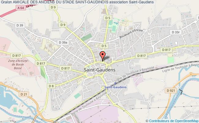 plan association Amicale Des Anciens Du Stade Saint-gaudinois Saint-Gaudens