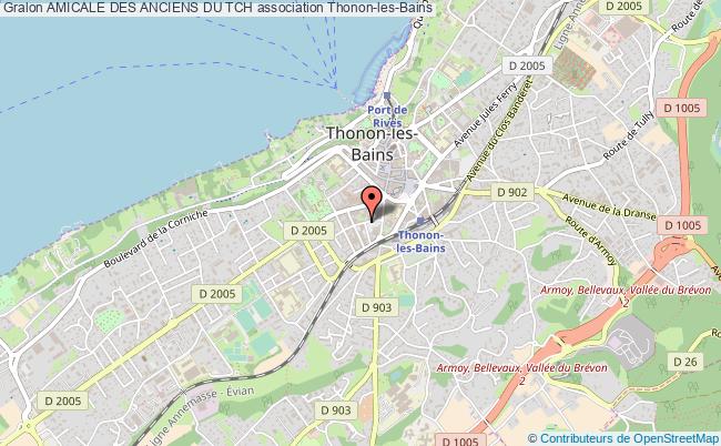 plan association Amicale Des Anciens Du Tch Thonon-les-Bains