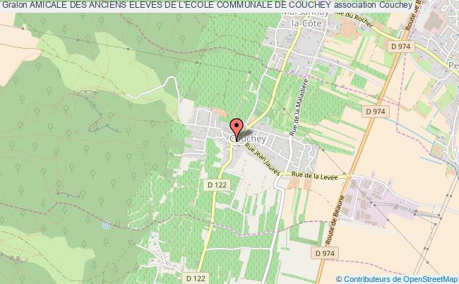 plan association Amicale Des Anciens Eleves De L'ecole Communale De Couchey Couchey