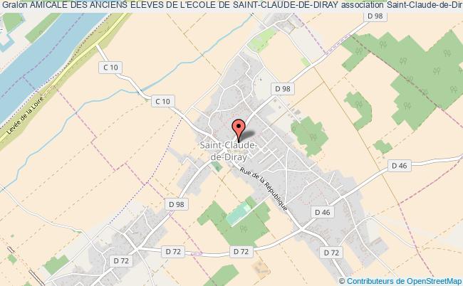 plan association Amicale Des Anciens Eleves De L'ecole De Saint-claude-de-diray Saint-Claude-de-Diray