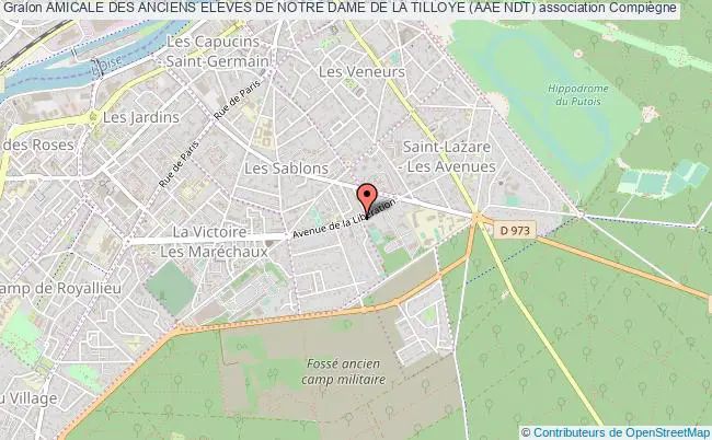 plan association Amicale Des Anciens Eleves De Notre Dame De La Tilloye (aae Ndt) Compiègne