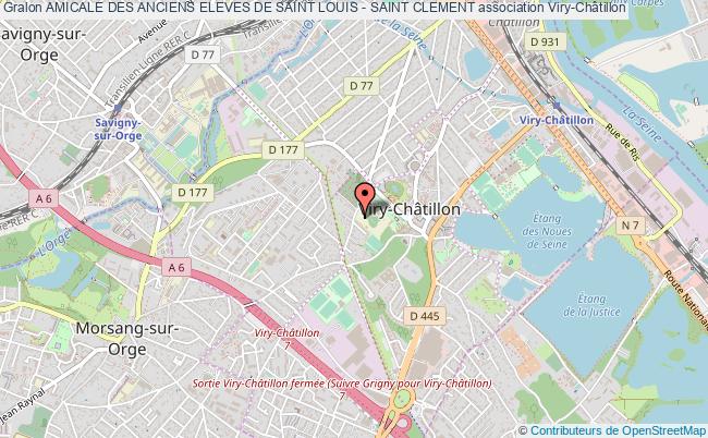 plan association Amicale Des Anciens Eleves De Saint Louis - Saint Clement Viry-Châtillon
