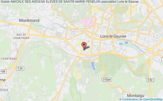 plan association Amicale Des Anciens Eleves De Sainte-marie-fenelon Lons-le-Saunier