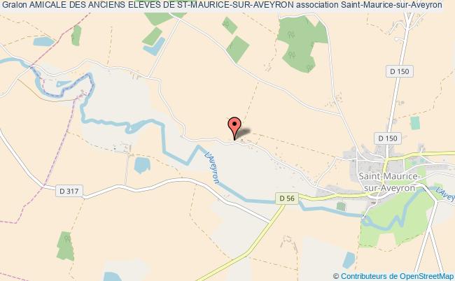plan association Amicale Des Anciens Eleves De St-maurice-sur-aveyron Saint-Maurice-sur-Aveyron