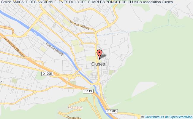 plan association Amicale Des Anciens Eleves Du Lycee Charles Poncet De Cluses Cluses