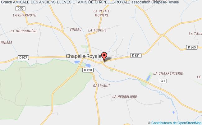 plan association Amicale Des Anciens ÉlÈves Et Amis De Chapelle-royale Chapelle-Royale