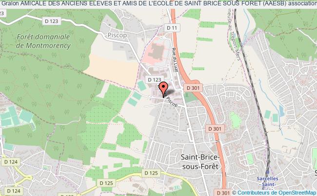 plan association Amicale Des Anciens Eleves Et Amis De L'ecole De Saint Brice Sous Foret (aaesb) Saint-Brice-sous-Forêt