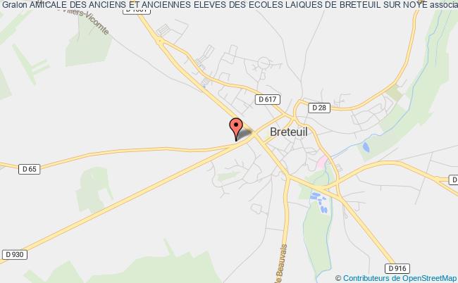 plan association Amicale Des Anciens Et Anciennes Eleves Des Ecoles Laiques De Breteuil Sur Noye Breteuil