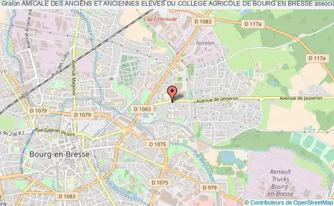 plan association Amicale Des Anciens Et Anciennes Eleves Du College Agricole De Bourg En Bresse Bourg-en-Bresse