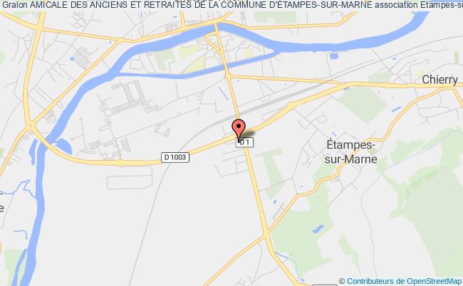 plan association Amicale Des Anciens Et Retraites De La Commune D'Étampes-sur-marne Étampes-sur-Marne