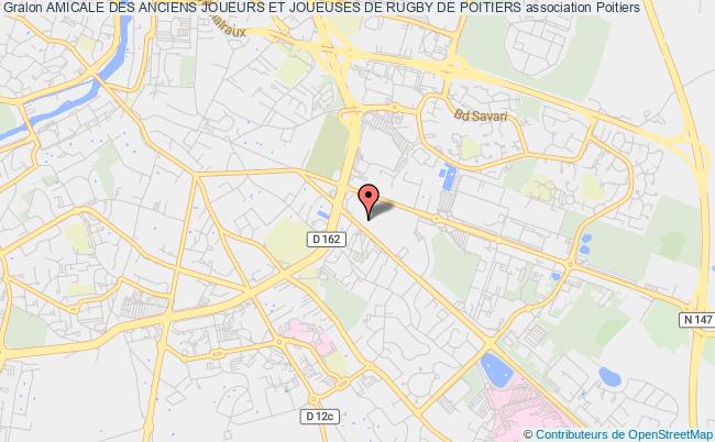 plan association Amicale Des Anciens Joueurs Et Joueuses De Rugby De Poitiers Poitiers
