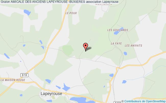 AMICALE DES ANCIENS LAPEYROUSE -BUXIERES