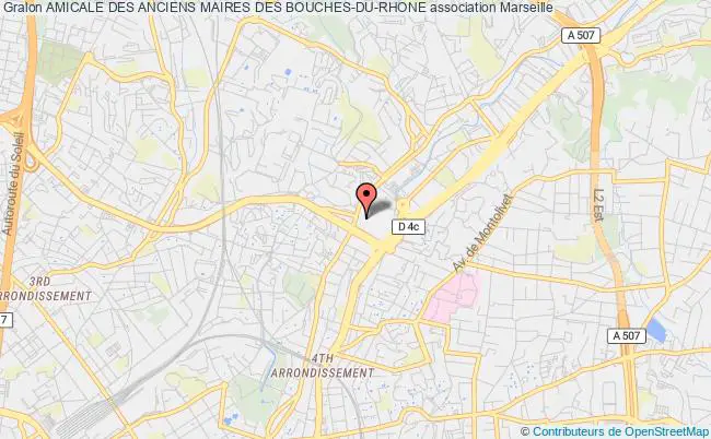 plan association Amicale Des Anciens Maires Des Bouches-du-rhone Marseille