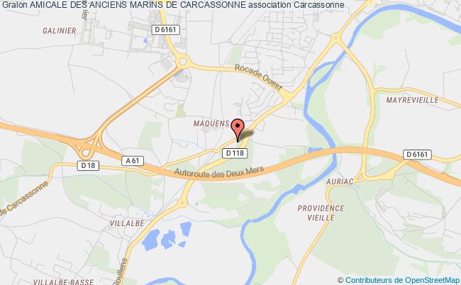 plan association Amicale Des Anciens Marins De Carcassonne Carcassonne