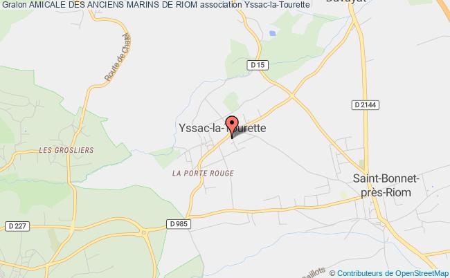 plan association Amicale Des Anciens Marins De Riom Yssac-la-Tourette
