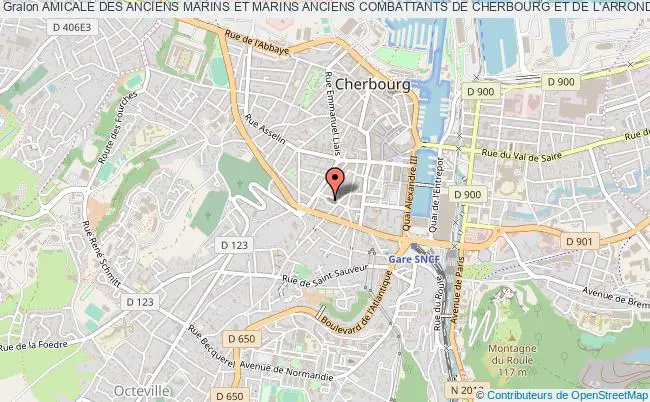 plan association Amicale Des Anciens Marins Et Marins Anciens Combattants De Cherbourg Et De L'arrondissement Cherbourg-Octeville