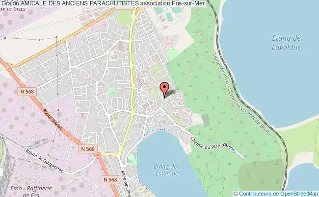 plan association Amicale Des Anciens Parachutistes Fos-sur-Mer