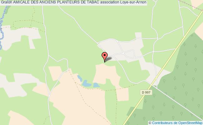 plan association Amicale Des Anciens Planteurs De Tabac Loye-sur-Arnon