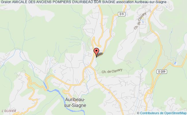 plan association Amicale Des Anciens Pompiers D'auribeau Sur Siagne Auribeau-sur-Siagne