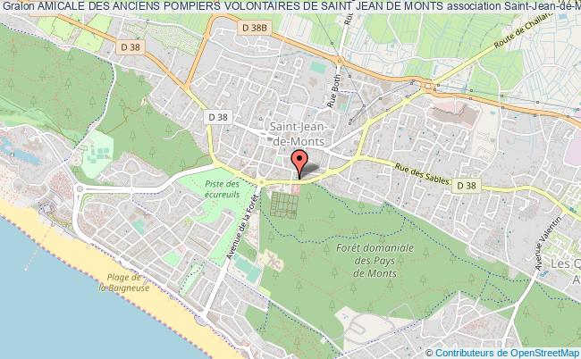 plan association Amicale Des Anciens Pompiers Volontaires De Saint Jean De Monts Saint-Jean-de-Monts